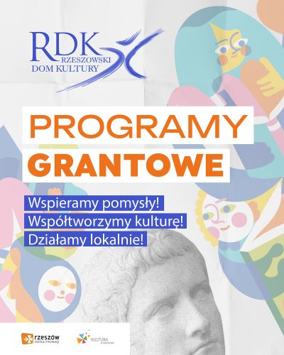 Grafika promująca - Programy grantowe na kulturę